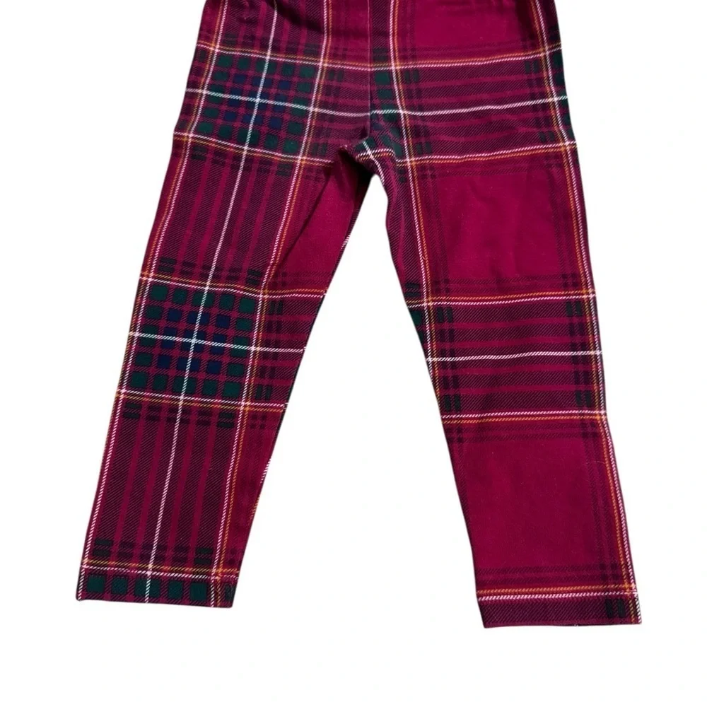 The Children's Place Red and Green Plaid Leggings